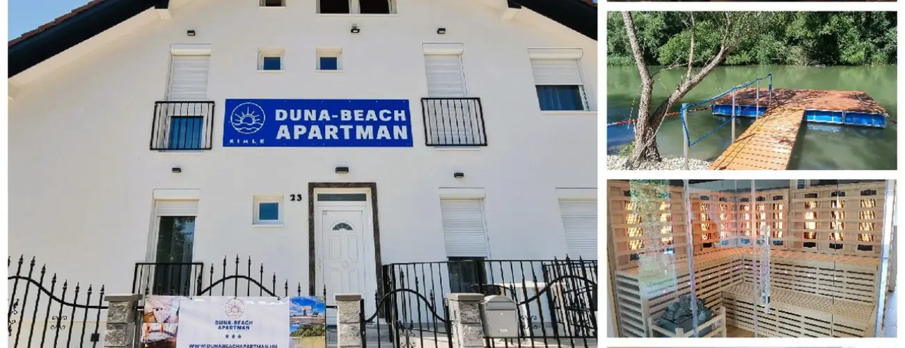 Duna-Beach Apartman Kimle - Duna parti pihens a Szigetkzben (min. 2 j)